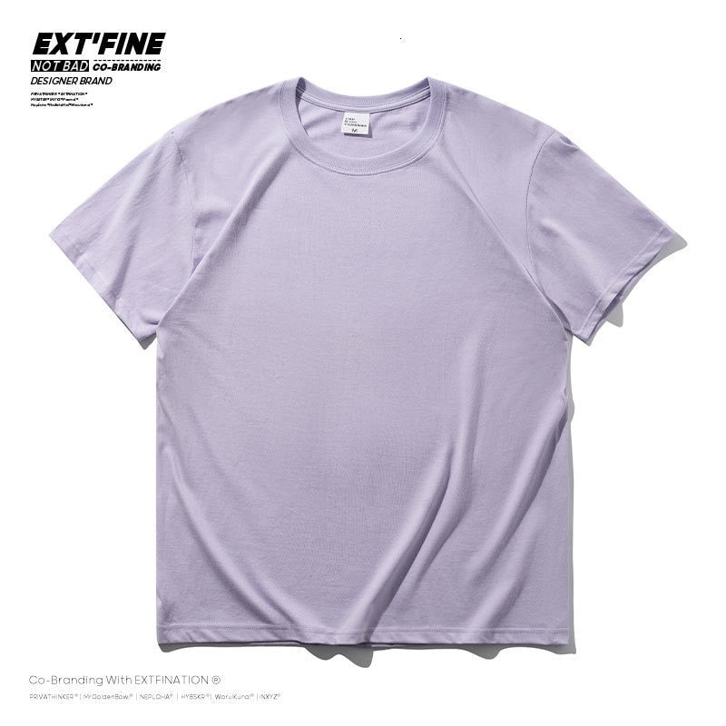 Privathinker 100% Dense Cotton Short Sleeve T-shirt Men 2022 Summer Casual Tshirt Harajuku T Shirt Tops Tee Men's Clothing