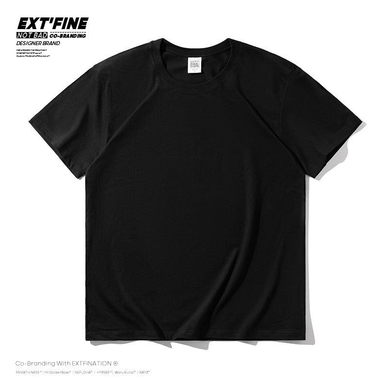Privathinker 100% Dense Cotton Short Sleeve T-shirt Men 2022 Summer Casual Tshirt Harajuku T Shirt Tops Tee Men's Clothing
