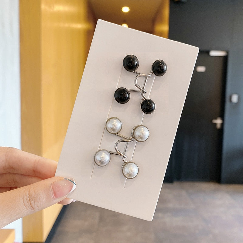 Women's Brooch Set Tighten Waist Brooches for Women Skirt Pants Jeans Adjustable Waist Clip Metal Pins Clothing Accessories