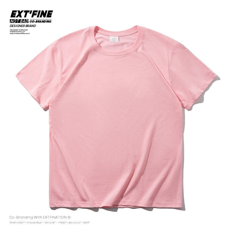 Privathinker 100% Dense Cotton Short Sleeve T-shirt Men 2022 Summer Casual Tshirt Harajuku T Shirt Tops Tee Men's Clothing