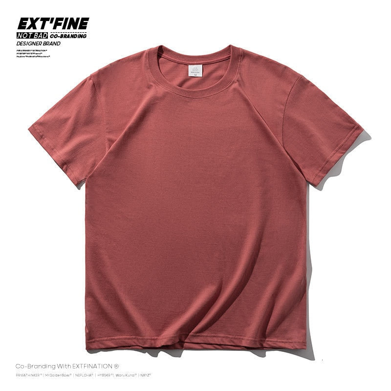 Privathinker 100% Dense Cotton Short Sleeve T-shirt Men 2022 Summer Casual Tshirt Harajuku T Shirt Tops Tee Men's Clothing
