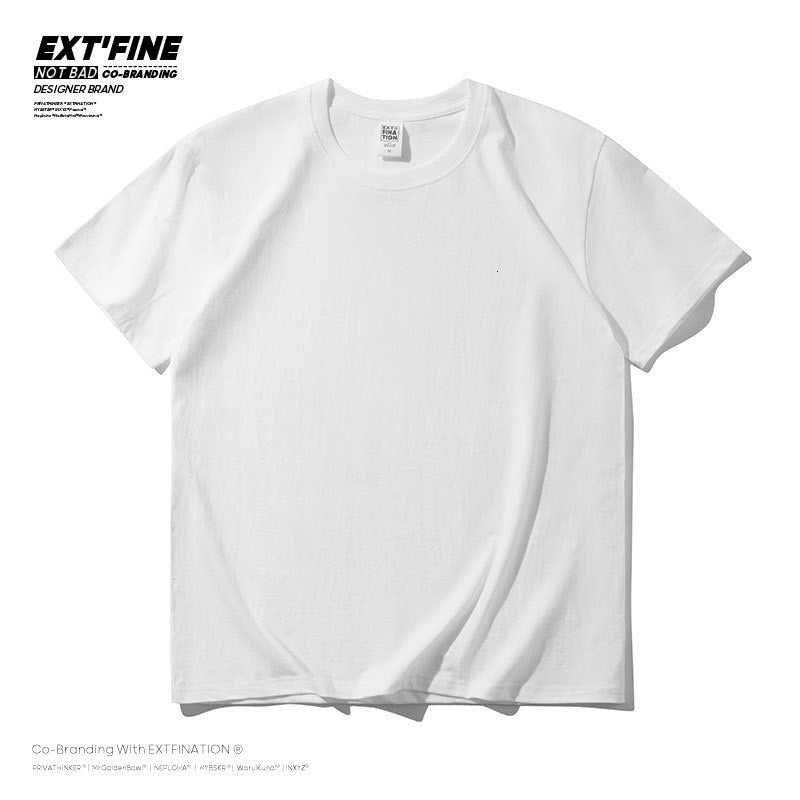 Privathinker 100% Dense Cotton Short Sleeve T-shirt Men 2022 Summer Casual Tshirt Harajuku T Shirt Tops Tee Men's Clothing