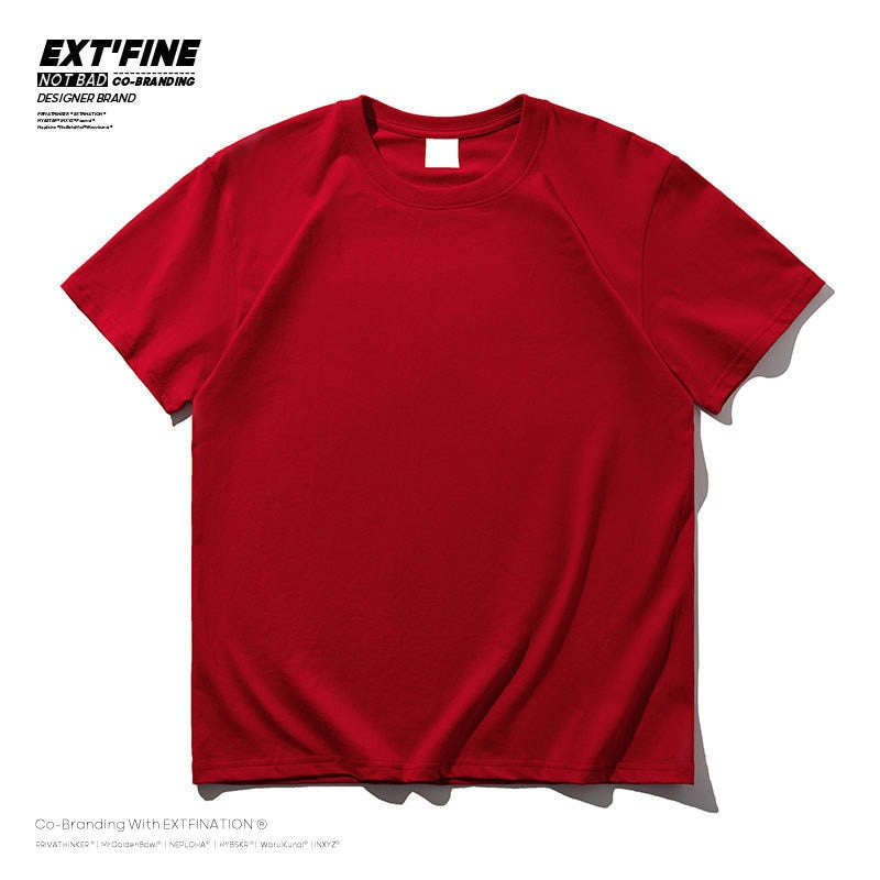 Privathinker 100% Dense Cotton Short Sleeve T-shirt Men 2022 Summer Casual Tshirt Harajuku T Shirt Tops Tee Men's Clothing
