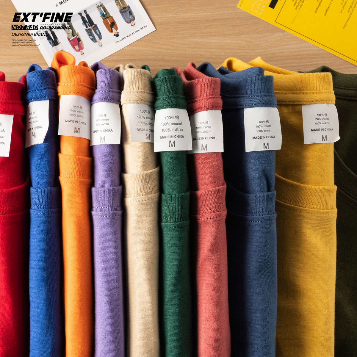 Privathinker 100% Dense Cotton Short Sleeve T-shirt Men 2022 Summer Casual Tshirt Harajuku T Shirt Tops Tee Men's Clothing