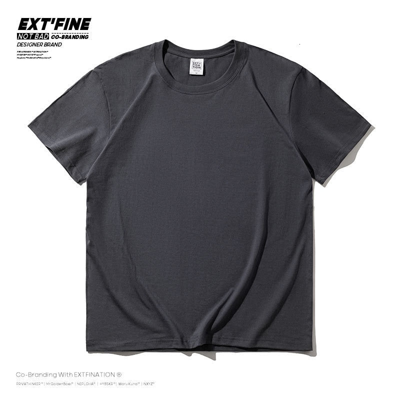 Privathinker 100% Dense Cotton Short Sleeve T-shirt Men 2022 Summer Casual Tshirt Harajuku T Shirt Tops Tee Men&#39;s Clothing