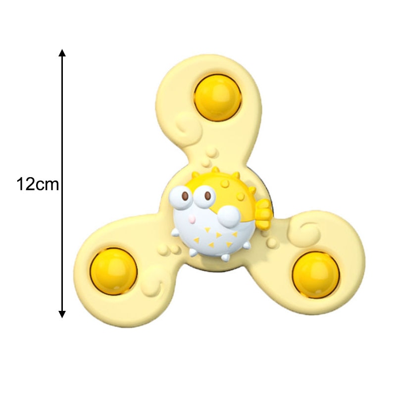 Montessori Baby Bath Toys For Boy Children Bathing Sucker Spinner Suction Cup Toy For Kids Funny Child Rattles Teether