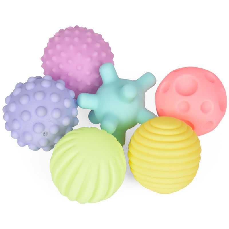 Baby Toy Sensory Balls Set Textured Hand Touch Grasp Massage Ball Infant Tactile Senses Development Toys For Babies 0 12 M Games