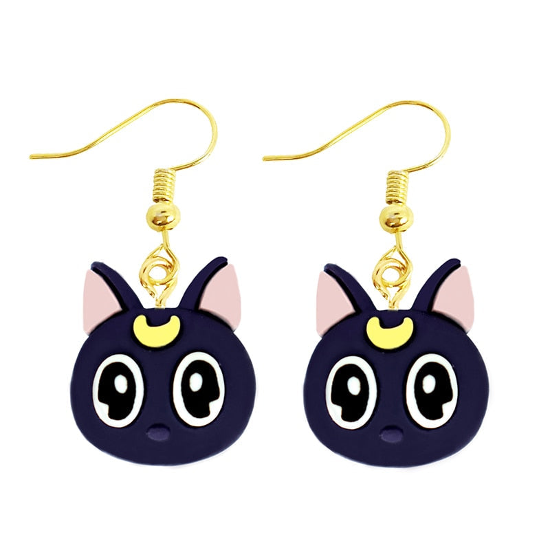 Women Earring Resin Drop Funny Custom Cute Girls Gift Eardrop Kids Animal Duck Frog Rabbit Owl Cub Gummy Flamingo