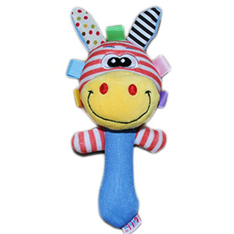 Baby Toys 0 6 12 Months Cute Stuffed Animals Baby Rattle Socks Wrist Baby Rattles Newborn Toys Make Sounds Games For Babies