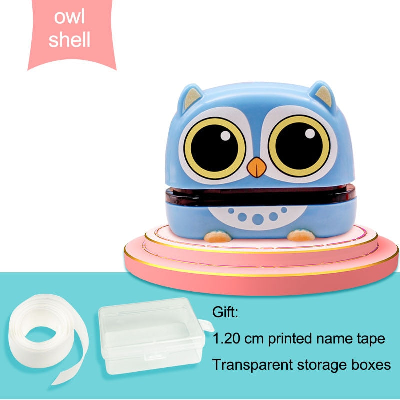 Baby Name Stamp Custom-made DIY Gift for Children Seal Student Clothes Chapter Not Easy to Fade Security Cute Monsters Toy