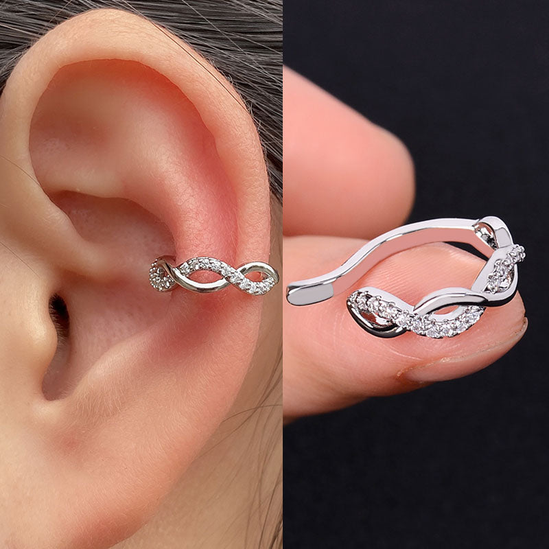 1Pc Helix Cartilage Conch Fake Without Piercing Ear Cuffs Earcuff Wrap Rock Earring Cuff No Piercing Women Clip Adjustable