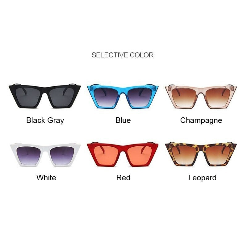 Fashion Square Sunglasses Women Designer Luxury Man/Women Cat Eye Sun Glasses Classic Vintage UV400 Outdoor Oculos De Sol