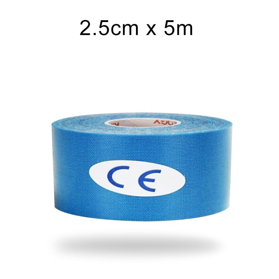 WorthWhile Kinesiology Tape Athletic Recovery Elastic Tape Kneepad Muscle Pain Relief Knee Pads Support for Gym Fitness Bandage