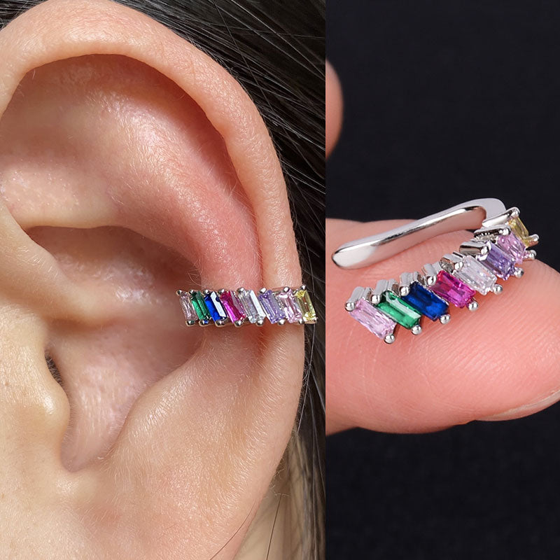 1Pc Helix Cartilage Conch Fake Without Piercing Ear Cuffs Earcuff Wrap Rock Earring Cuff No Piercing Women Clip Adjustable