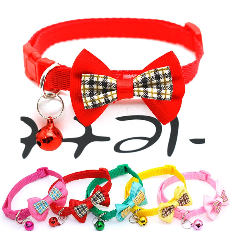 Bow Adjustable Bow Tie for Dogs, Beautiful Collar with A Christmas Gift for Puppies and Cats. Pet Accessories