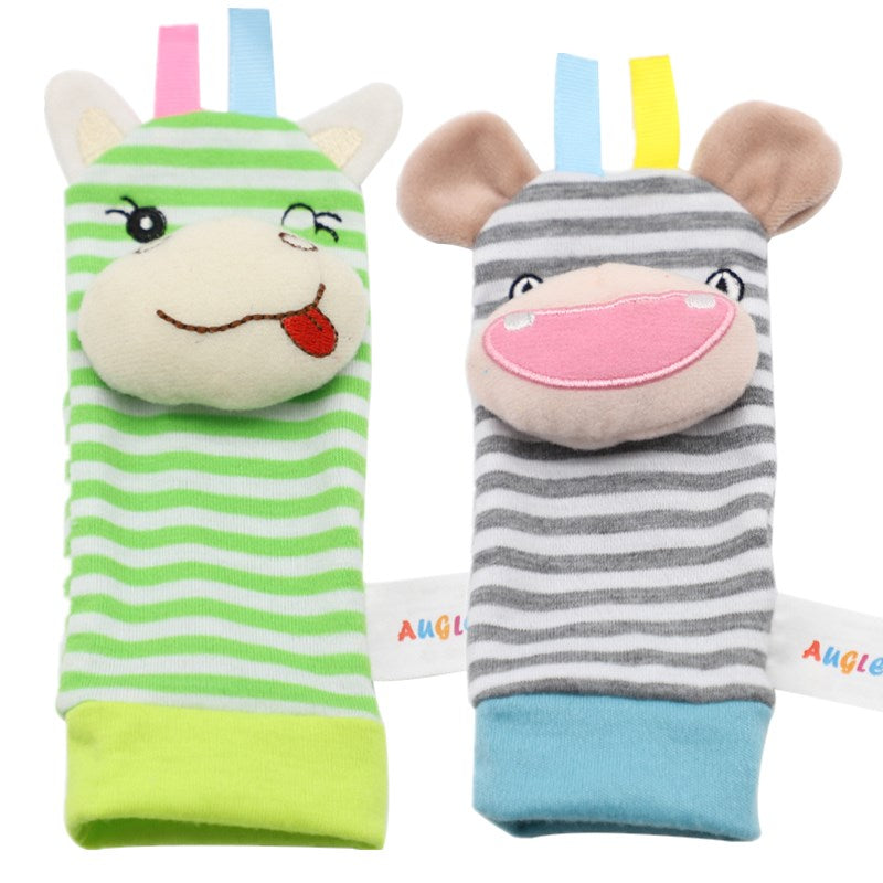 Infant Baby Kids Socks rattle toys Wrist Rattle and Foot Socks 0~24 Months 20% off