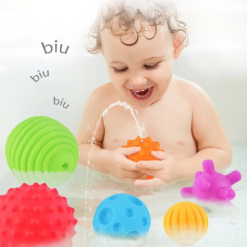 Baby Toy Sensory Balls Set Textured Hand Touch Grasp Massage Ball Infant Tactile Senses Development Toys For Babies 0 12 M Games