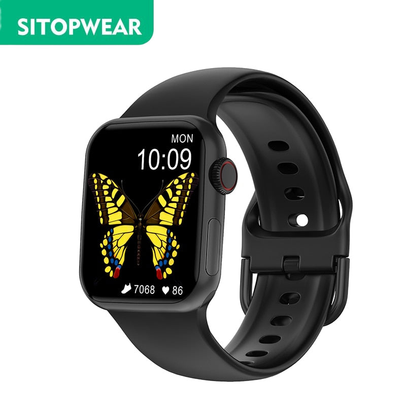 SitopWear Smart Watch 2022 Wireless Charging Smartwatch Bluetooth Calls Watches Men Women Fitness Bracelet Custom Watch Face