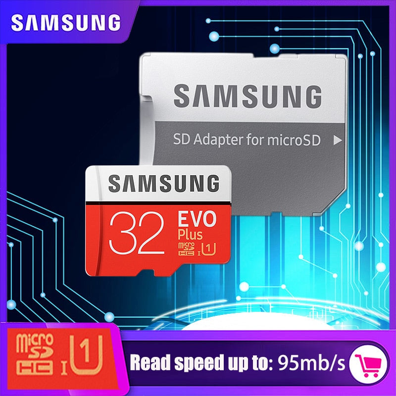 SAMSUNG Original Micro SD 32GB 64GB Memori Memory Card C10 TF MicroSD Cards SDXC 128GB 256GB 512GB U3 4K For Phone Drone Camera