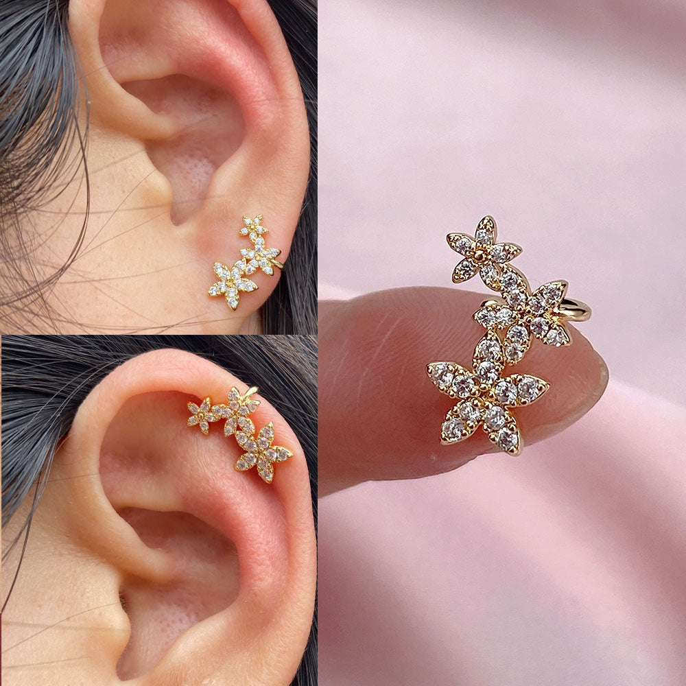 1Pc Helix Cartilage Conch Fake Without Piercing Ear Cuffs Earcuff Wrap Rock Earring Cuff No Piercing Women Clip Adjustable