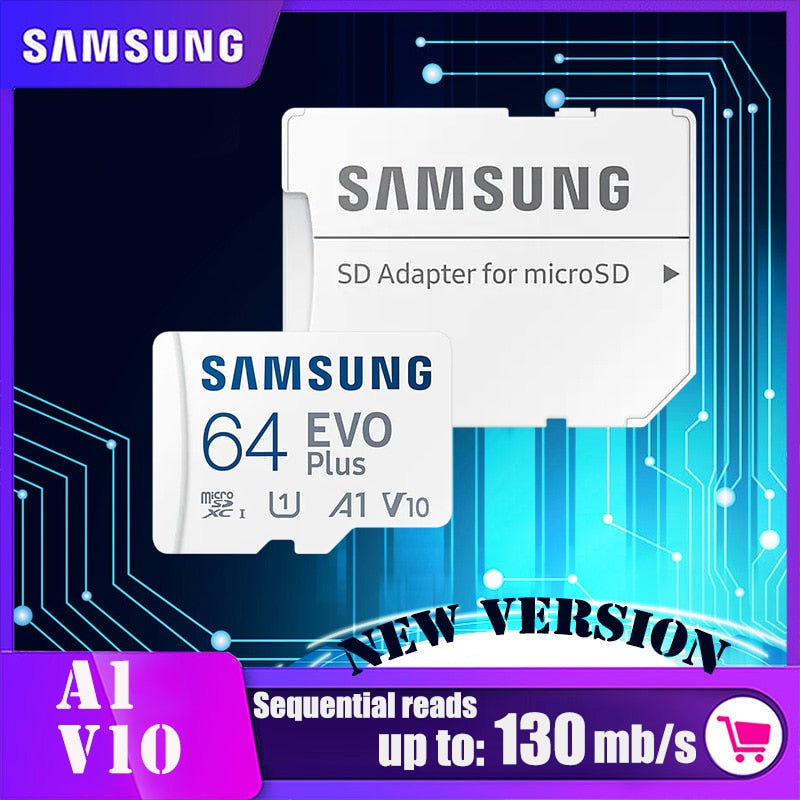 SAMSUNG Original Micro SD 32GB 64GB Memori Memory Card C10 TF MicroSD Cards SDXC 128GB 256GB 512GB U3 4K For Phone Drone Camera