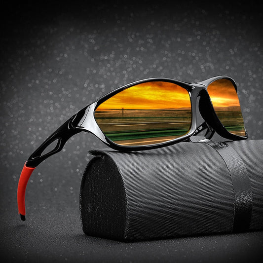 2022 New Polarized Sunglasses Men Brand Designer Square Sports Sun Glasses for Men Driving Fishing Black Frame Goggle UV400